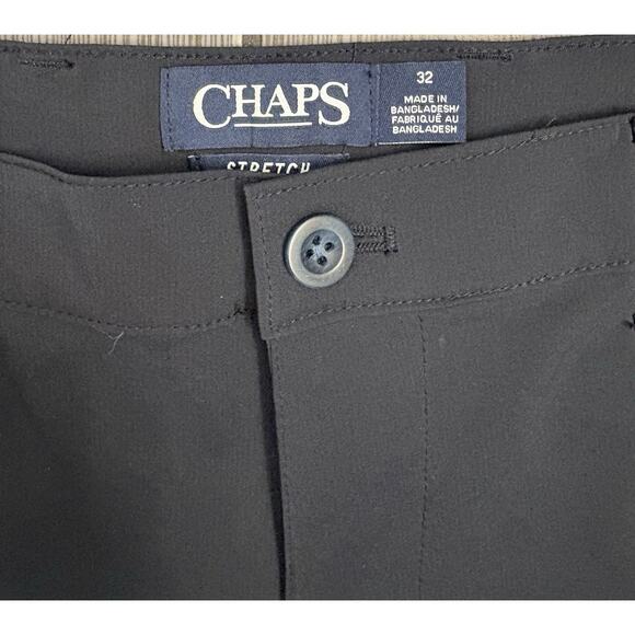 Chaps Men’s Blue Performance Shorts Size 32x9 Stretch UPF Protection Easy Dry - Picture 3 of 6
